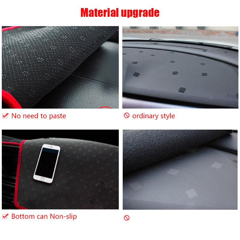 Vtear For Chery Tiggo 4 /Pro dashboard cover dust-proof pad interior Non-slip Dash mat styling decoration trim accessories parts
