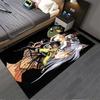 Anime Characters Printed Rug for Home Decor - Cartoon Style Carpet Suitable for use as an anti-slip for living room bedroom sofas