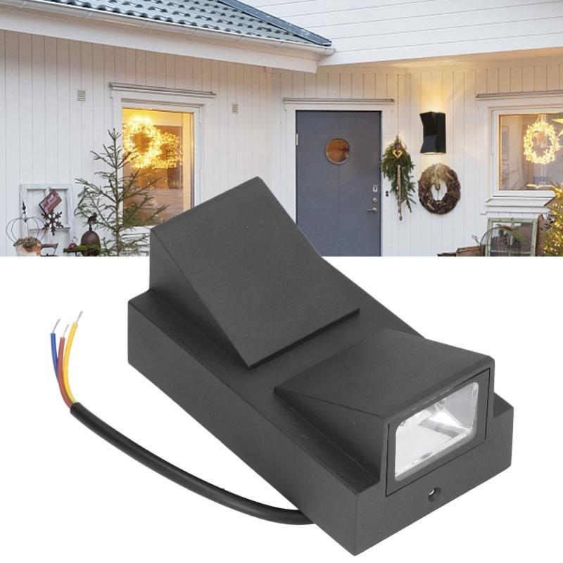 Outdoor LED Waterproof Exterior Wall Light 12W AC85-265V Up Down Double Head Garden Light