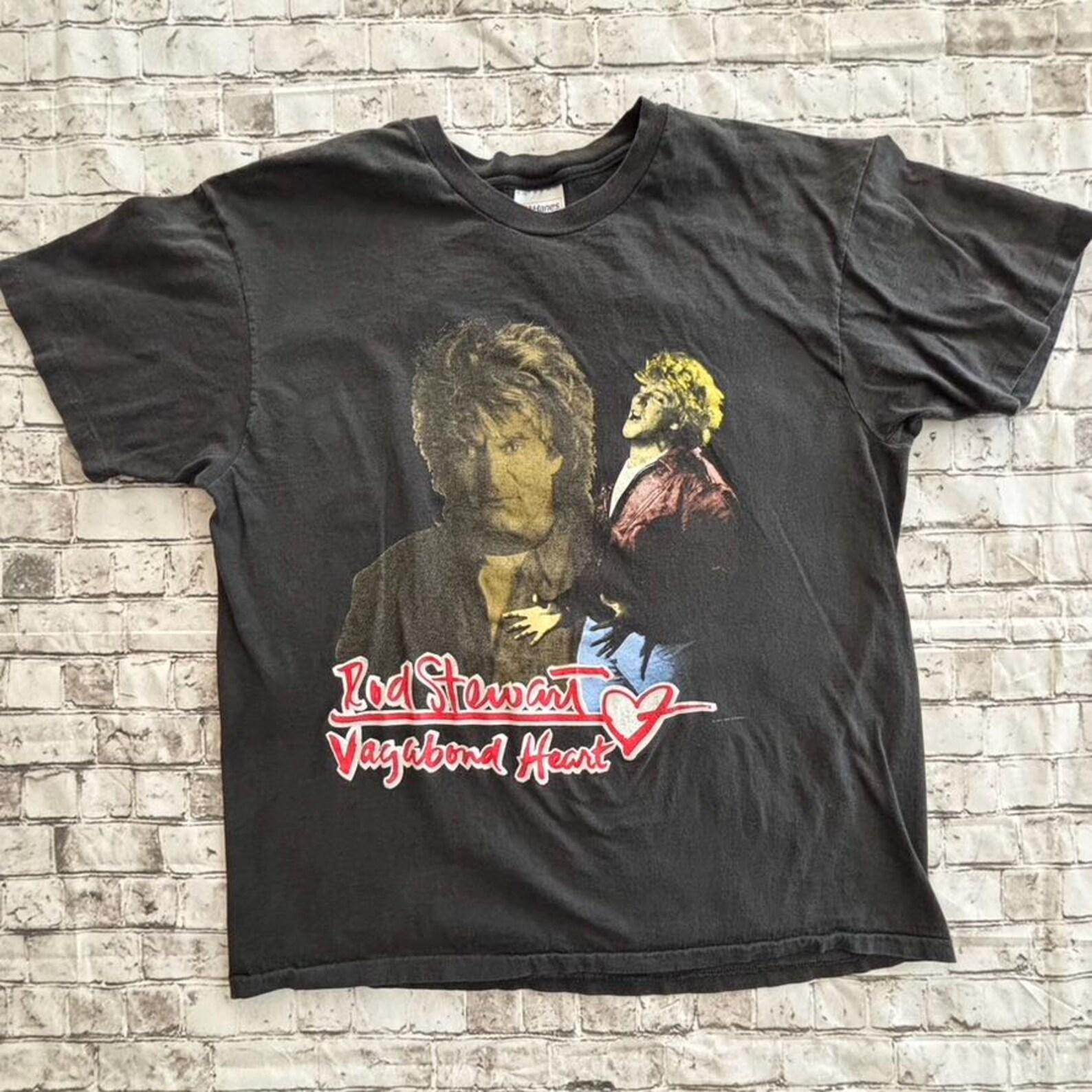 Rod Stewart 90s Vintage Tour Shirt (XL) M