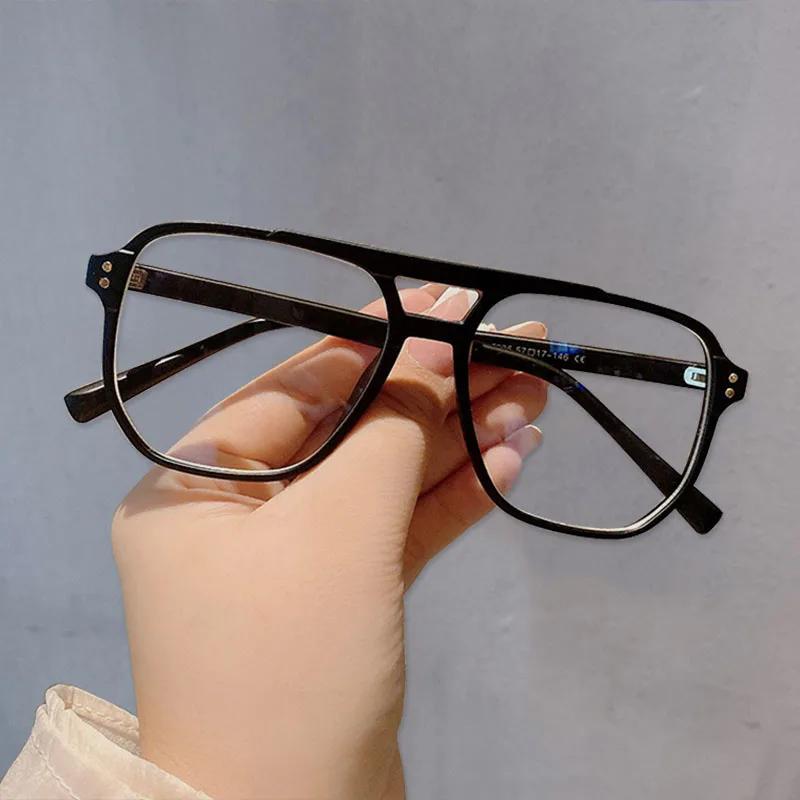 

Новые большие очки для чтения в корейском стиле для мужчин и женщин, очки для пресбиопии с защитой от синего света Neal Dual, пресбиопия 0