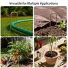 10 Pcs U-shaped Garden Nails Artificial Grass Nails Heavy Fence Pile Nails Fixed Lawn Barrier Ground Nails Gardening Tools