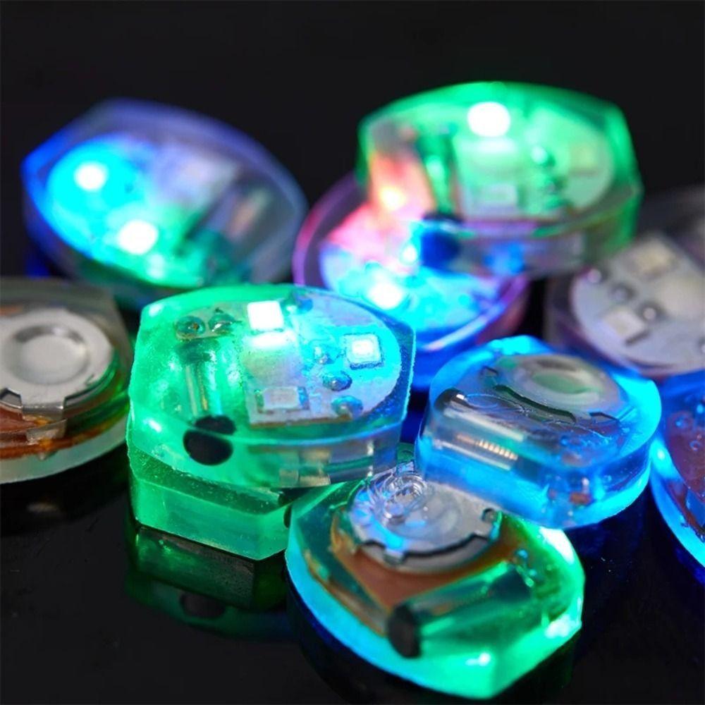 10Pcs Sandal Accessories Plastic LED Shoe Light Miniature Luminous Vibrating Light Glowing Movement Electronics Lamp Kids Gift