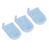 3pcs Makeup Remover Gloves Reusable Comfortable Soft Microfiber Flannel Body Face Wash Mitts
