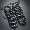 Bracciale Coppia Corda Mano 12 Costellazioni Multistrato Intrecciato Luminoso Gioiello, Unisex, San Valentino, Regalo di Compleanno
