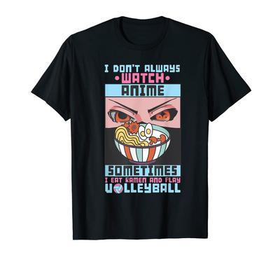 Anime Ramen und Volleyball Japanisches Essen Volleyball T-Shirt
