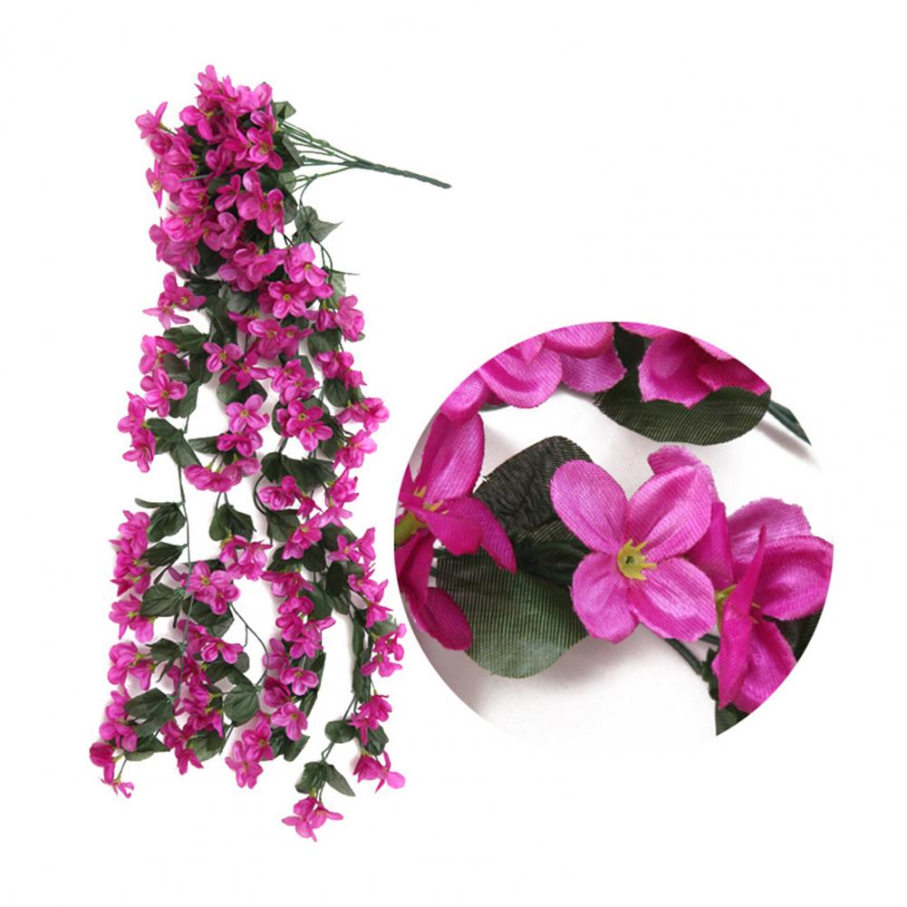 Simple Natural Style Artificial Vines Silk Artificial Flowers for Home Decor Uv Resistant Outdoor for Home for Outside