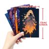 Halloween card new horror skull pumpkin wall decoration card color aesthetics decorative wall painting