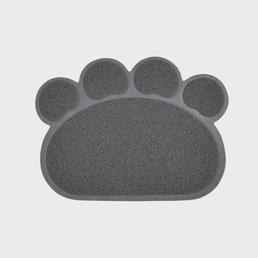 High Resilience Fiber Cat Litter Trapping Mat Waterproof Non-slip Pet Feeding Pad for Small Dogs Cats Accessories