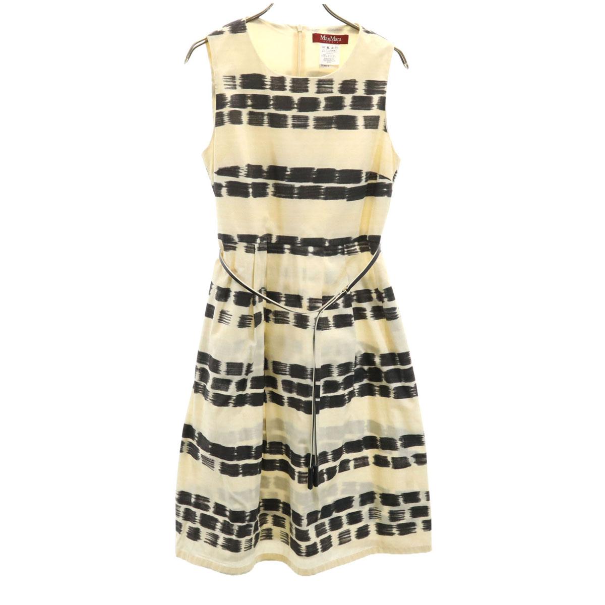 

MAX MARA Overall handle No sleeve one piece 40 Beige Women Used