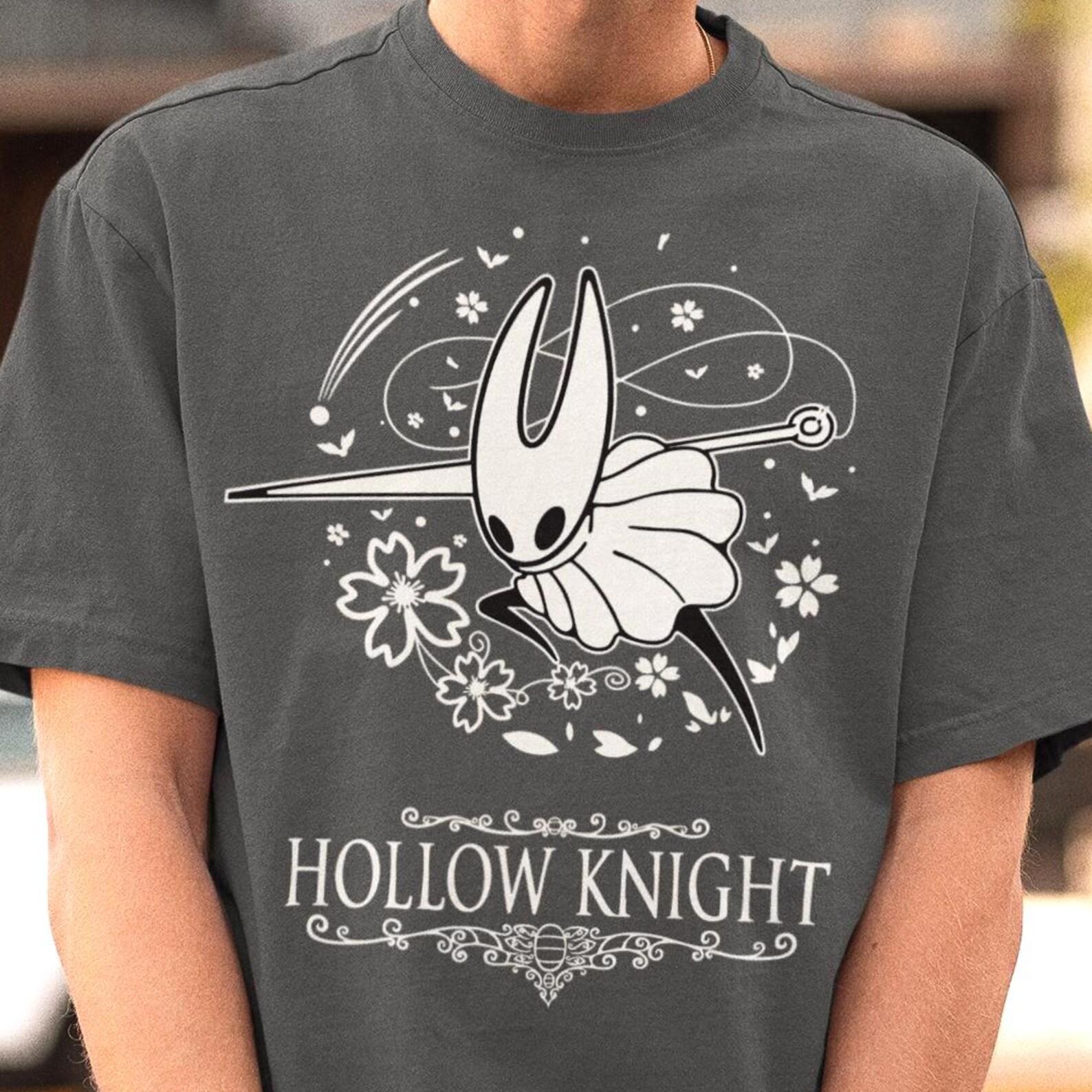 Hollow Knight Silksong Floral Hornet Tee, Botanical Game Art M
