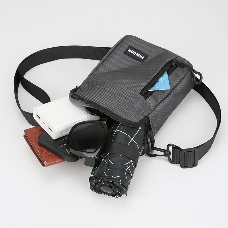 Men's Lightweight Multi-Wear Waist Bag – Convertible Crossbody Sling for Casual Shoulder or Hip Carry