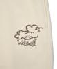 WACKY WILLY Spray Graphic Sweatpants Cream