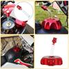 Heavy Duty Aluminum Alloy Gas Fuel Tank Cap with Vent Hose for Pit Bike Motocross - Heavy Duty Durable Cap CNC Cap