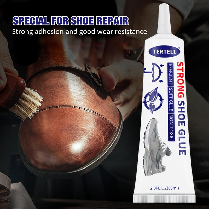 60ml Strong Shoe-Repairing Adhesive Waterproof Shoemaker Shoe Repair Leather Shoes Repair Glue Professional Grade Boot Glue