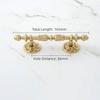 Solid Brass Cabinet Pulls Antique Bronze Finish Drawer Knobs Durable Wardrobe Handles  Bedroom Use