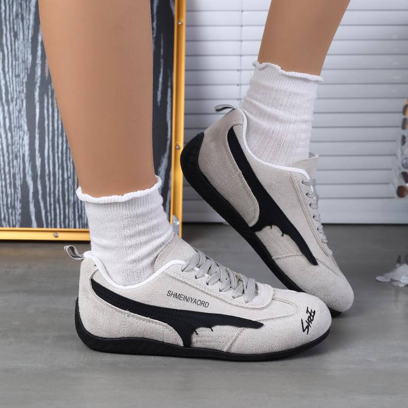 New Women's Running Shoes | Flat Lace-Up Soft Sole Lightweight Versatile Casual Athletic Sneakers