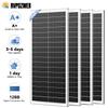 RVPOZWER 12.8V 400/200/100W Panou Solar Rigid 12BB Celule Solare Tip N Siliciu Monocristalin Panou Solar Impermeabil Casă/Rulotă 4