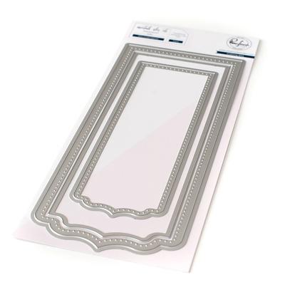 Marcador de corte de metal DIY dados em relevo arte scrapbook quadro longo corte morrer