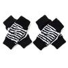 4Pcs/Set Winter Pet Dog Leg Socks Zebra Leopard Dots Print Non-slip Leg Warmers