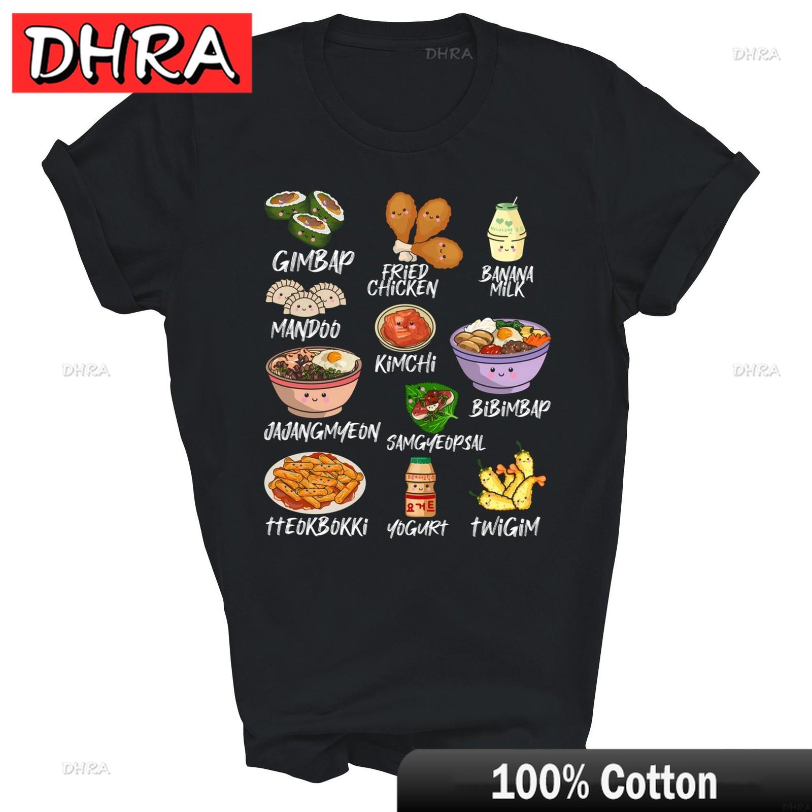 

Food Lover Korea Unisex Shirt Gift Featuring Graphic Print Camisetas Mujer for Beach Printed Tee Punk Boho Hip Hop Skater 4XL