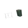 Clear Acrylic Side Table End Compact for Drink NightStand Bedside Furniture Easy Assembly