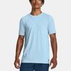 Under Armour T Shirts Men's Blue Crew Neck Moderate Straight Fit 1373724-490