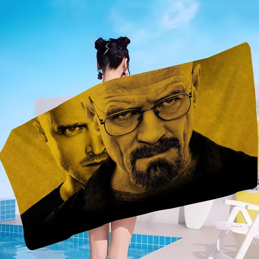 TV Play Breaking Bad Anime Beach Swimming Towel Soft Absorbent Washcloth Children's Gifts For Kids Travel Camping Gym
