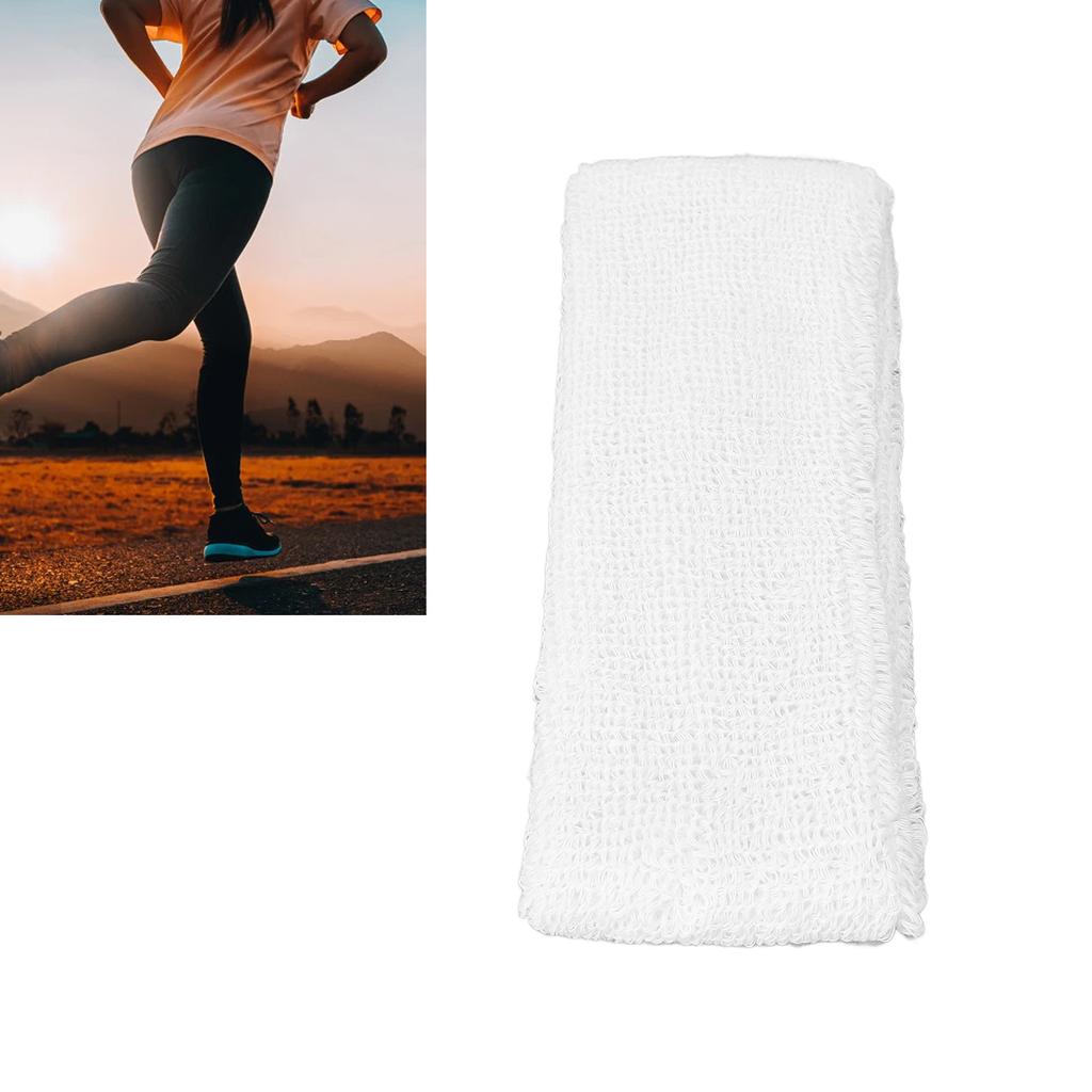 Sweat Absorbing Fitness Headband Elastic Polyester Cotton Headband for Sports Running