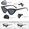 Retro Vintage Narrow Cat Eye Sunglasses for Women Clout Goggles Plastic Frame Cateye Design