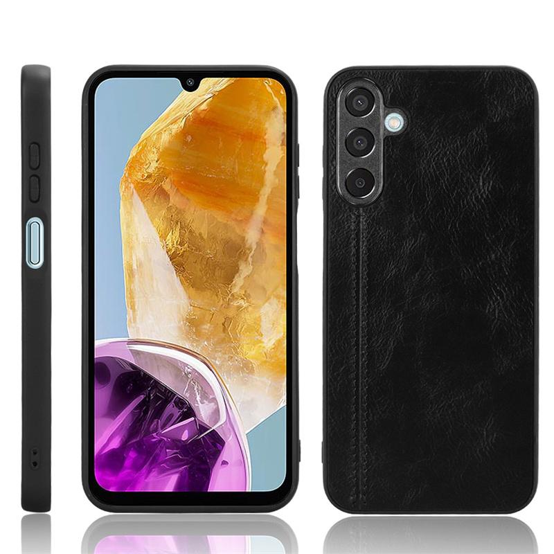 Stitching Fabric Leather Texture Case for Samsung Galaxy M15 M35 M55 M14 M34 M54 5G Cover Ultra Thin Shockproof Protective Cover