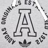 adidas Originals Lifestyle Serie Casual Letra del Logo Sudadera con Capucha Hombres sudaderas Gris M69889