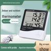 HTC-2 Digital Thermohygrometer: Large Screen Indoor/Outdoor Temperature & Humidity Meter