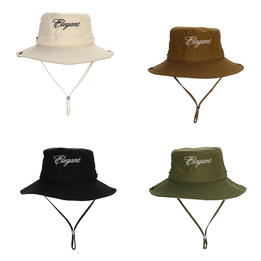 Style Hat Versatile Exquisite Letter Embroidery Womens Sunshade Hats Fishermans