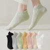 Anti-slip Low-cut Yoga Socks Soft Running Socks New Sports Short Socks  Women