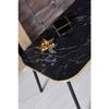 Coffee Table Black Metal Leg Kr Gold Bendir
