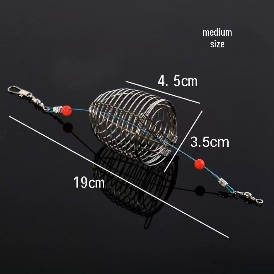 Fishing Bait Cage Thrower - Metal Baiting Cage for Efficient Fishing