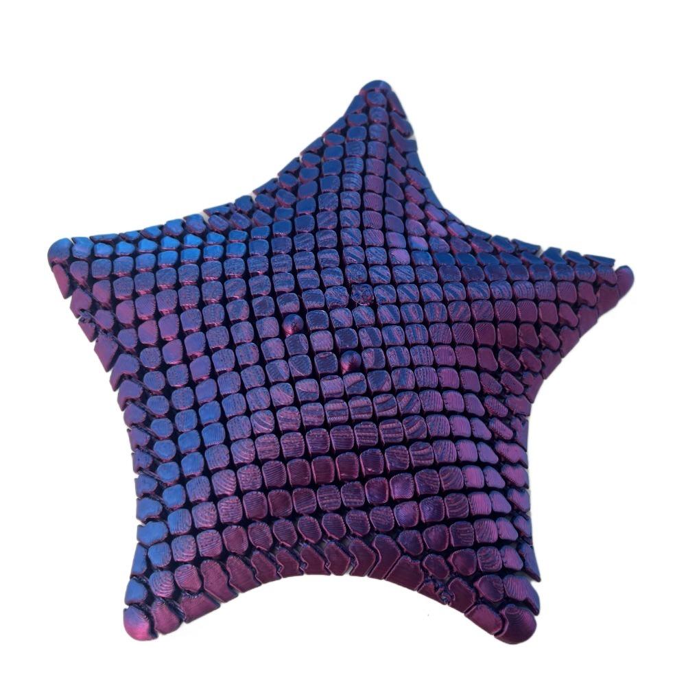 

Артикулированные игрушки-антистресс «Морская звезда» с подвижными суставами, 3D-печатная игрушка, подарки красный/синий