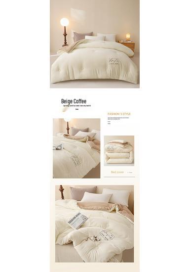 Thickened Winter Soybean Cotton Quilt - Warm, Washable, for Dorm & Home Use