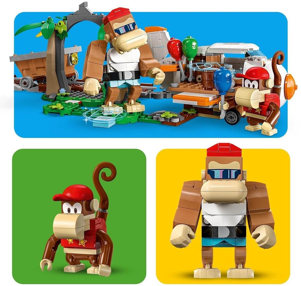 LEGO конструктор Super Mario – Лоренритт Дидди Конга: набор расширения (71425)
