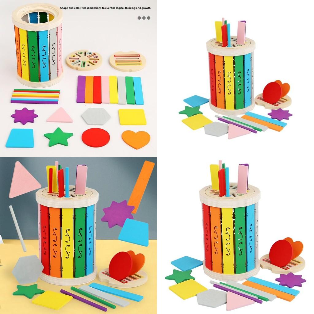 Wooden Rainbow Sorting Balls And Matching Board For Childrens Color Recognition And Fine Motor Skills Development