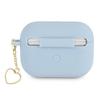 Guess Guaplschsb Airpods Pro Cover Niebieski/Blue Silicone Charm Heart Collection