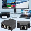 3'Ü 1 ARADA 100Mbps Ethernet Ayırıcı Adaptör RJ45 Kablo LAN Ağ İnternet