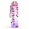 1PC Just A Girl Who Loves Gymnastics Art 750ml Color Plastic Sports Water Bottle Leakproof Flip Straw Lid Suitable for Sports Office Home Use