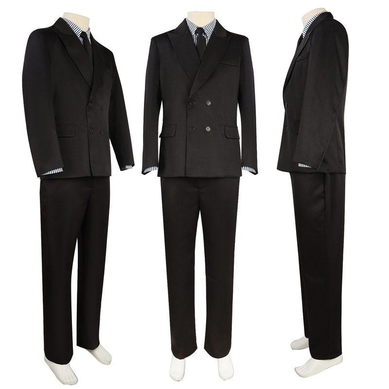 One Piece Sanji Cosplay Costume Onepiece Sanji Black Suit Real-Life Film and Television Role-Playing Costume
