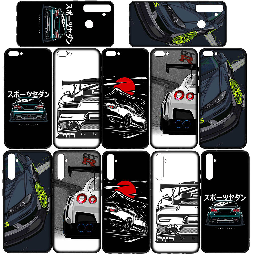Phone Case for Samsung Galaxy S25 S23 S22 S24 Ultra FE A05 A06 A15 A16 A36 A37 A35 A54 A55 A56 A57 A25 A26 A53 A17 Supercar Anime Super Car Cool Cover