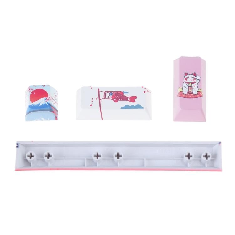 OEM Profile Snow Mountain Keycap Mechanical Keyboard PBT for Key Cap for Kailh M