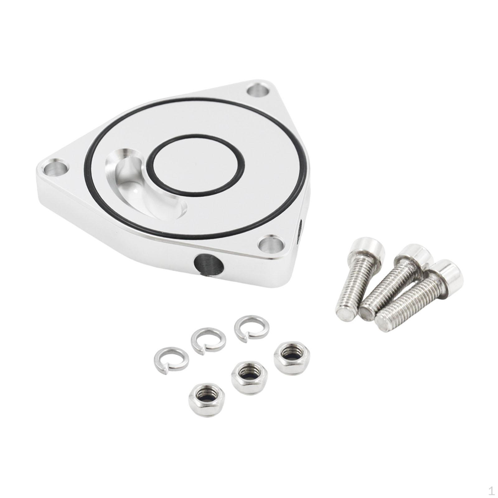 

Высокопроизводительная профессиональная проставка дивертора BOV для Honda 15-21 серебряный