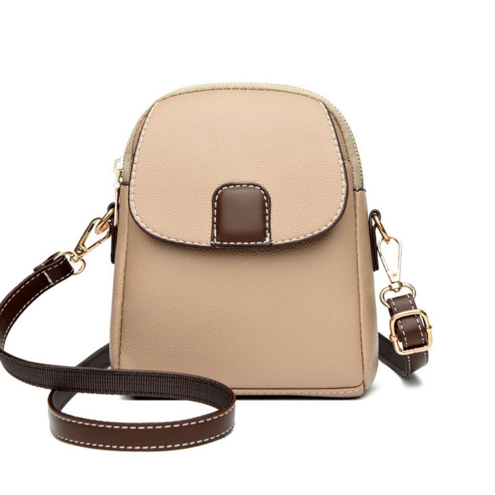 Mini Square Bags Bag Versatile Crossbody Shoulder Bag Casual Trendy Leather Bag Cellphone Bag for Women Girl