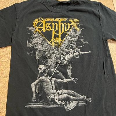 Collection ASPHYX Band Short Sleeve Gift For Fan Black S-2345XL T-shirt Unisex T-Shirt